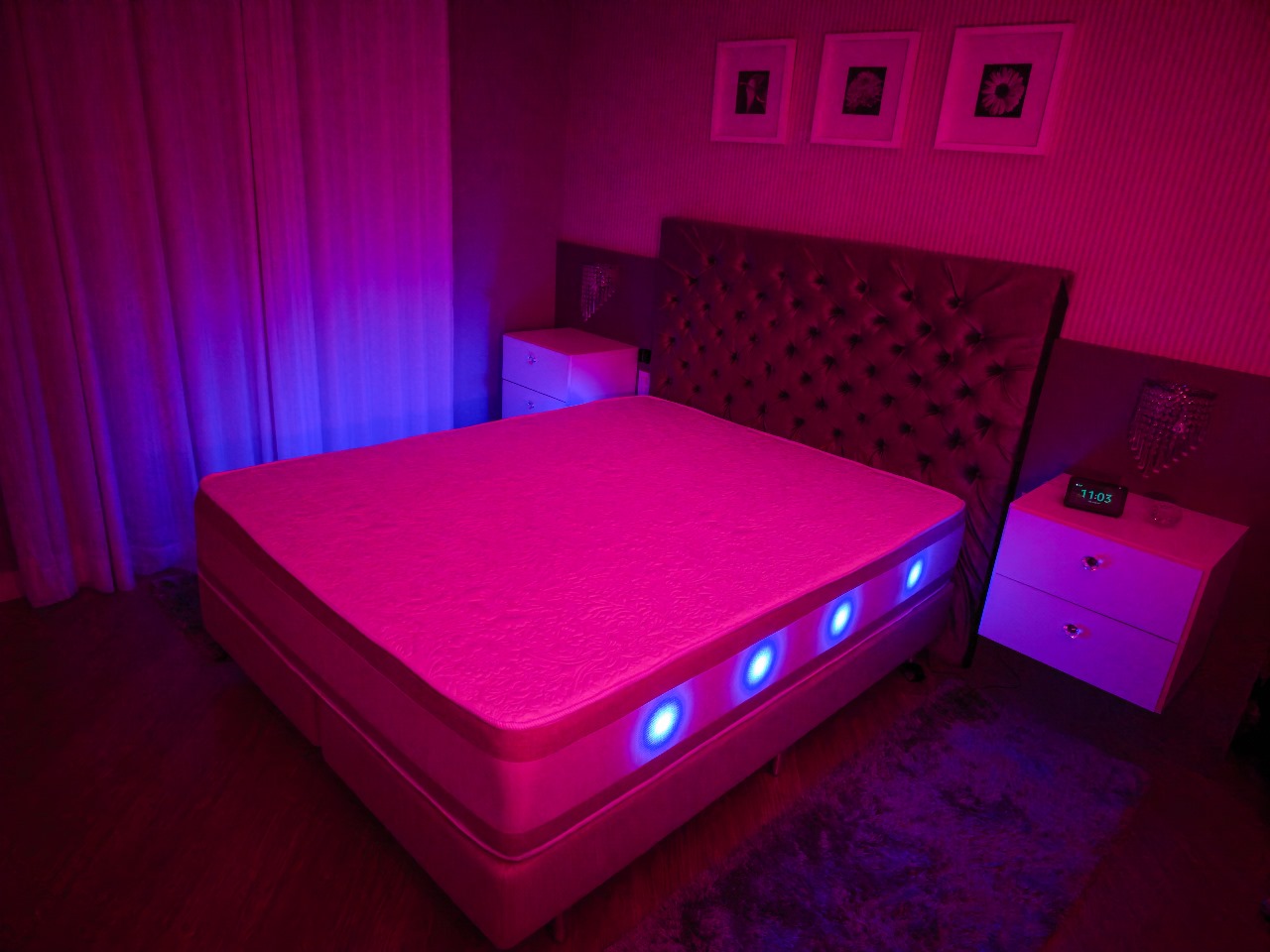 Colchão Inteligentes Premium Cromoterapia ReparaSono